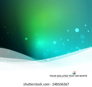 Blue shining, waves and lines. Abstract background
