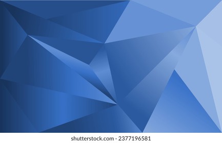 Blue shiny abstract background polygon element pattern template. Elegant graphic design vector for banner, web, wallpaper, cover, greeting, digital, business, flyer