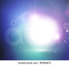 Pasos de fondo brillantes azules10 vector con espacio para texto
