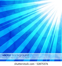 Blue shiny background vector