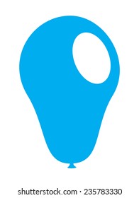 Blue Shiny Balloon