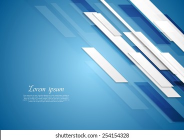 Blue shiny hi-tech elegant background. Vector design