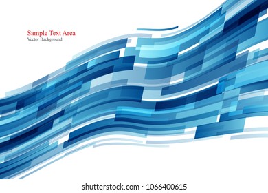 Blue shiny hi-tech motion background. Vector design