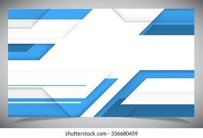 Blue shiny hi-tech motion background. Vector design