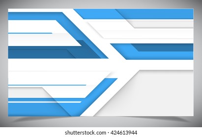 Blue shiny hi-tech motion background. Vector design