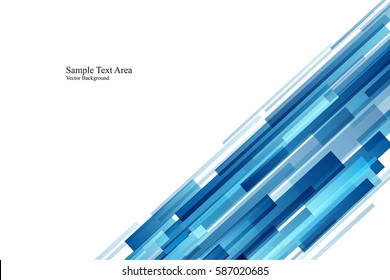 Blue shiny hi-tech motion background. Vector design