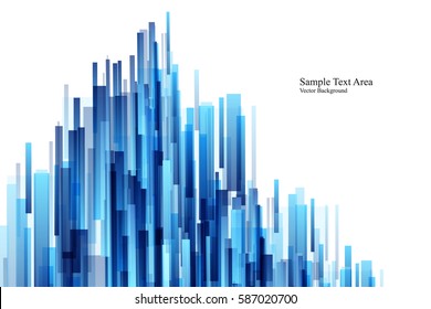 Blue shiny hi-tech motion background. Vector design