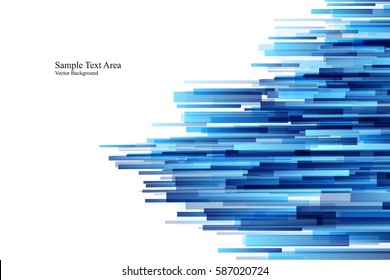 Blue shiny hi-tech motion background. Vector design