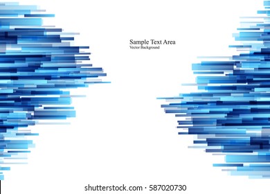 Blue shiny hi-tech motion background. Vector design