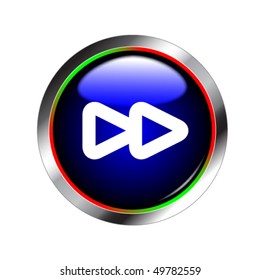 blue shiny media button