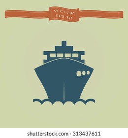 Blue ship icons