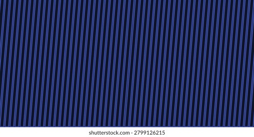 Blue shipping container wall. Seamless vertical metal panel texture with embossed ridges and industrial design. Cargo container backdrop. Realistic vector illustration.