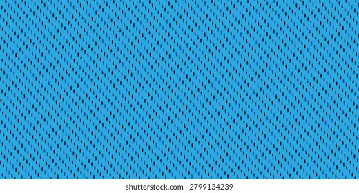 Blue shipping container wall. Seamless vertical metal panel texture with embossed ridges and industrial design. Cargo container backdrop. Realistic vector illustration.