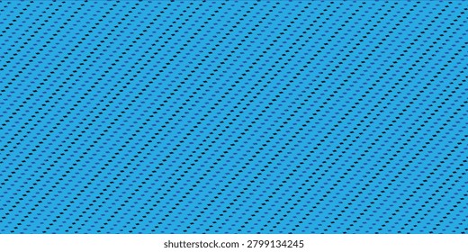 Blue shipping container wall. Seamless vertical metal panel texture with embossed ridges and industrial design. Cargo container backdrop. Realistic vector illustration.