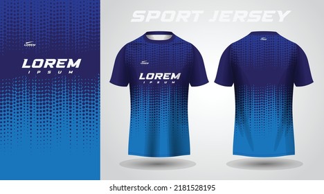 Blue Shirt Sport Jersey Design