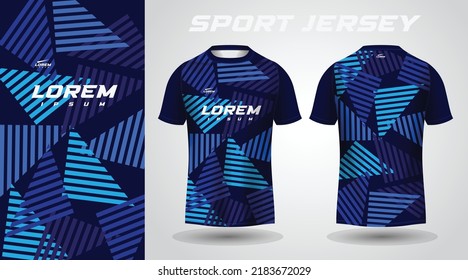 blue shirt sport jersey design