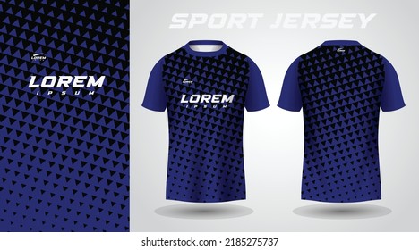 Blue Shirt Sport Jersey Design