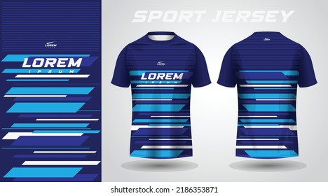 blue shirt sport jersey design