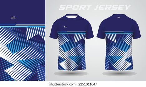 blue shirt sport jersey design