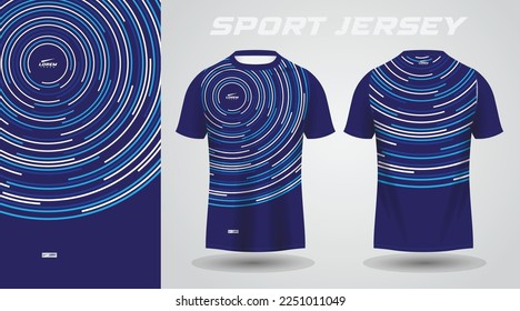 blue shirt sport jersey design