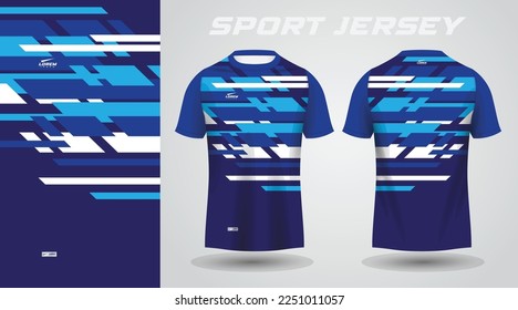 blue shirt sport jersey design