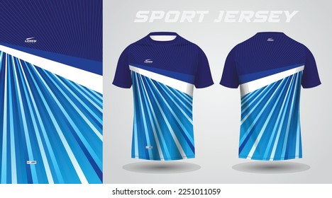 blue shirt sport jersey design