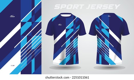 blue shirt sport jersey design