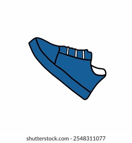 Blue shoes vector illustration,adult shoes,Adult fashion shoes. vector shoes for men and women. shoes vector for logo design, web, billboard, shop.