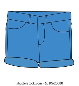 blue shorts - icon
