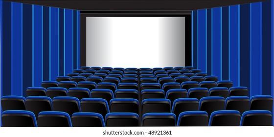 Blue showing room