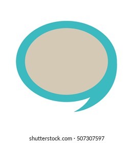 blue silhouette dialog with gray inside