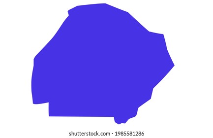 Blue silhouette map of the city of Bahawalpur in Pakistan svg