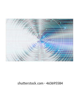 blue silver abstract cyber future technology concept background, illustration, circuit, binary code. move motion speed. vector. sci-fi