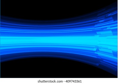 Blue silver abstract hi speed internet technology background illustration. eye scan virus computer. vector. motion move