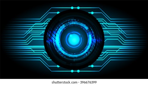 blue silver abstract vector hi speed internet technology background illustration, Background conceptual image of digital. eye scan.