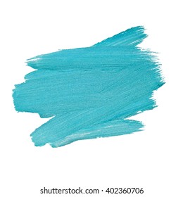 Blue Silver Foil Glitter Brush Stroke. Stroke Vector Design Illustration. Foil Shiny template. Pearl Gloss Design. 