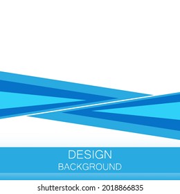 Blue simple abstract background vector design