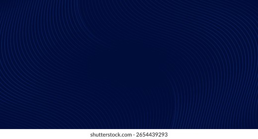 Blue simple background with glowing arrow lines. Simple shiny blue geometric lines design good