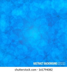 Blue simple circle shape modern geometrical abstract background