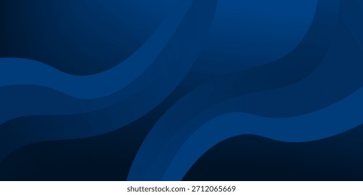 Blue simple line with white architecture futuristic background minimal concept abstract