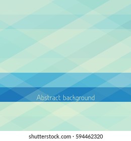 Blue simple pattern. Abstract geometric background with horizontal stripes. Vector graphic pattern