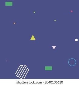 Blue Simple Pink Modern Hipster Style Background. Red Colorful Green Vector Background. Violet Purple Orange Ornamental Fabrics. Yellow Grey Multicolor Digital Geometrical Modern Design.