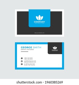 Blue Simple Professional Business Card