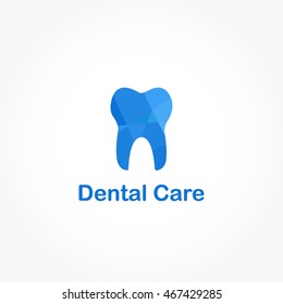 blue single tooth logo