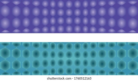 Blue six angle background. vector illustration