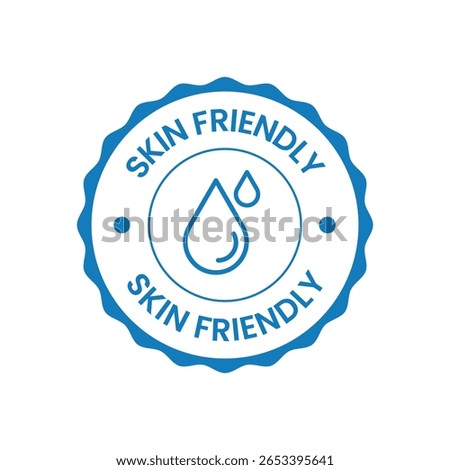 Blue Skin Friendly Seal Safe Products for All Skin Types