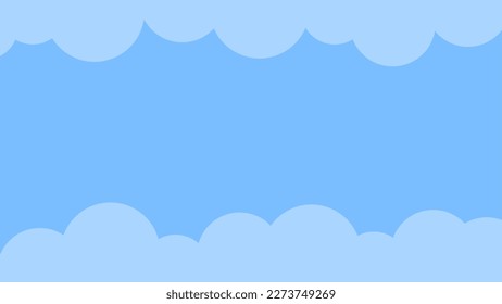 Blue sky abstract background with cloud.