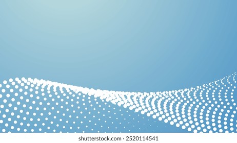 Blue sky abstract background with halftone for backdrop or presentation
