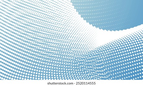 Blue sky abstract background with halftone for backdrop or presentation