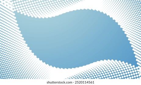Blue sky abstract background with halftone for backdrop or presentation
